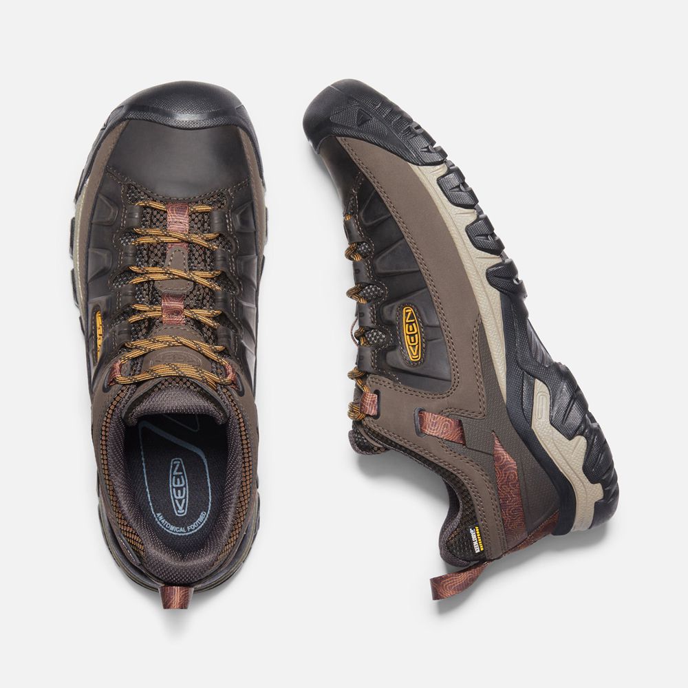 Zapatos de Seguridad Keen Mexico Marrom/Naranjas - Hombre Targhee Iii Waterproof - GB6035179